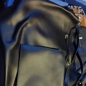 RACHEL Rachel Roy Black Leather Accessory